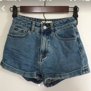 John Galt Jean Shorts